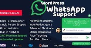 WordPress WhatsApp Support Plugin [v2.4.3]