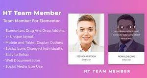 HT Team Member For Elementor v1.0.5 [GPL]
