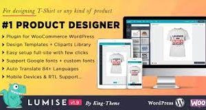 Lumise plugin v2.0.3 [Lumise-Product Designer Tool]