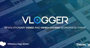 Vlogger WordPress Theme. [v3.0.0]