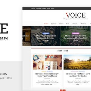 Voice WordPress Theme. [v3.0.3]
